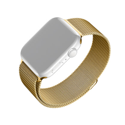 Fixed Mesh Armband für Apple Watch 42mm / 41mm / 40mm / 38mm Serie, Goldfarben