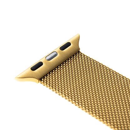 Fixed Mesh Armband für Apple Watch 42mm / 41mm / 40mm / 38mm Serie, Goldfarben