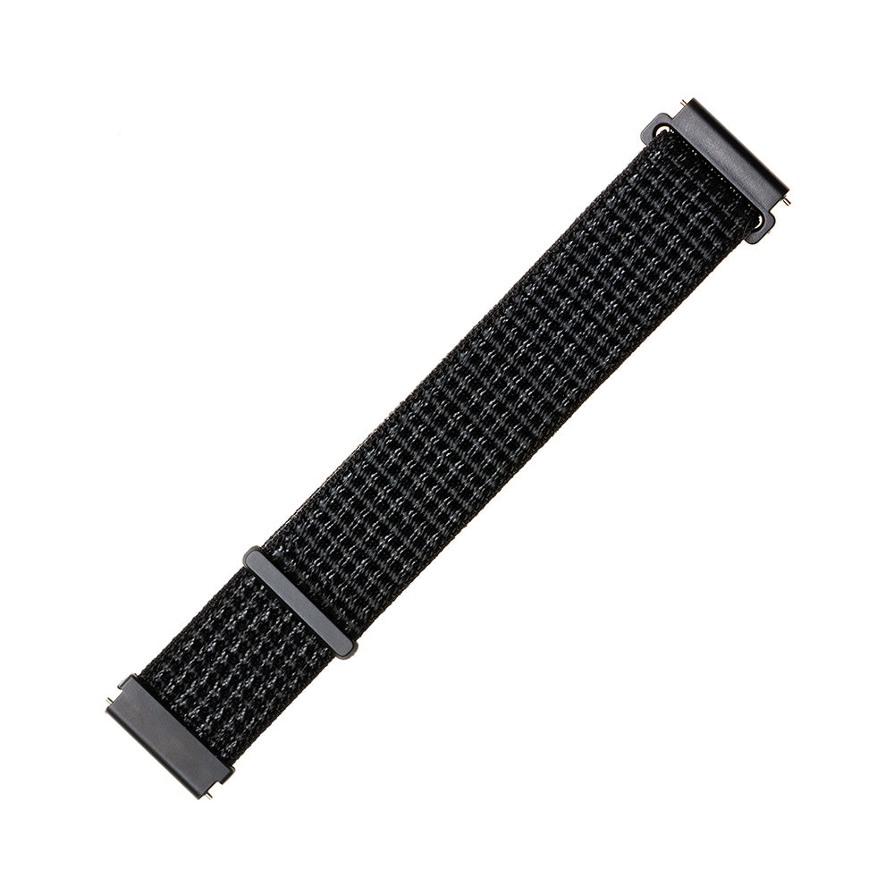 Fixed Nylon Armband für Huawei Watch / Xiaomi Watch Series, 22mm, Mattschwarz
