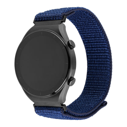 Fixed Nylon Sporty Strap for Samsung Galaxy Watch / Huawei Watch Series, 20mm, Dark Blue