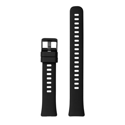 Fixed Silicone Armband für Huawei Band 10 / 9 / 8, Schwarz