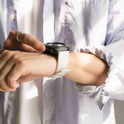 Ringke One Basic Bold Armband für Fossil Watch / Mobvoi Watch / Suunto Watch Series, 24mm, Weiß