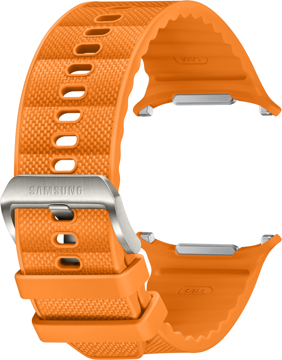 Samsung PeakForm Armband für Galaxy Watch Ultra, M/L, Orange ET-SBL70MOEGEU