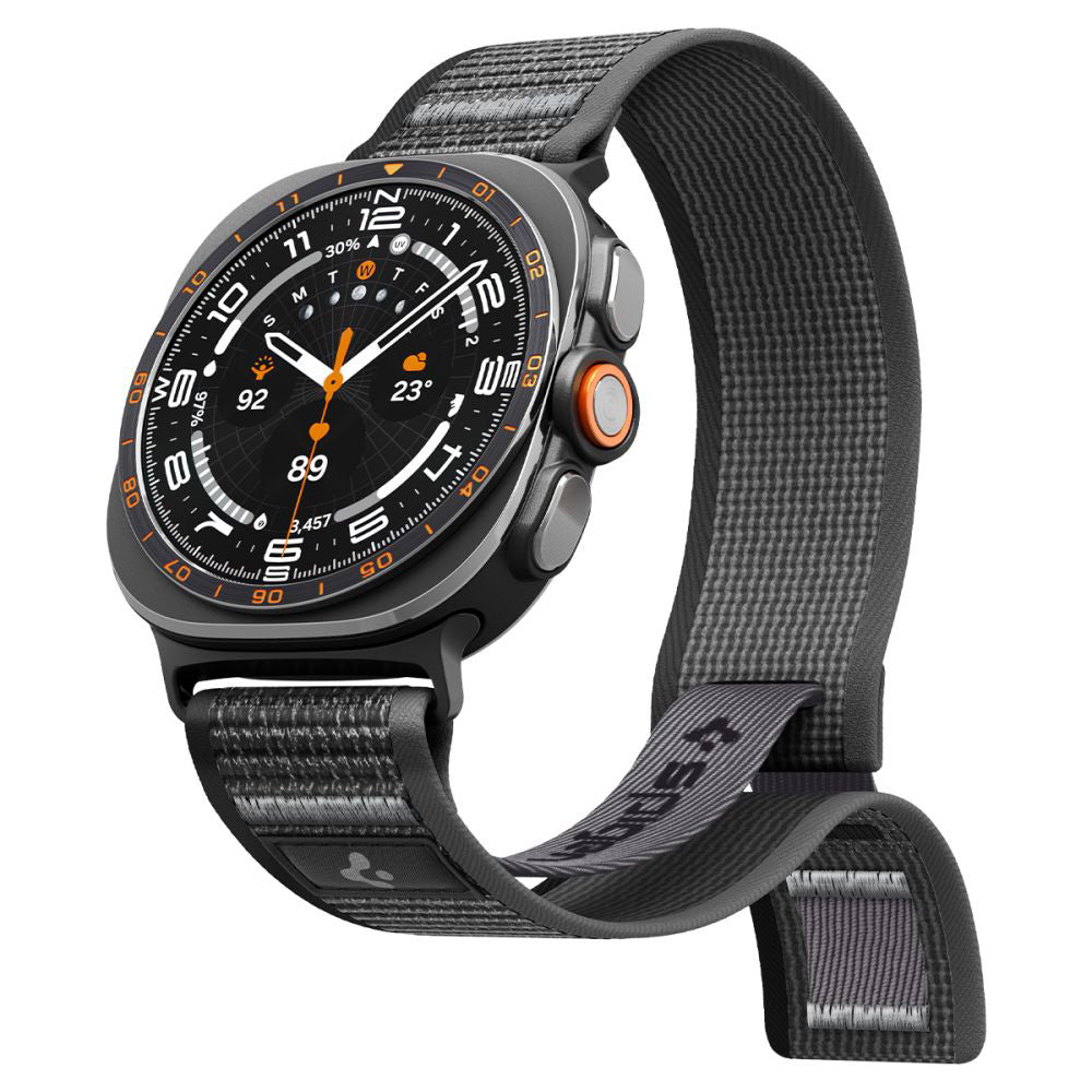 Spigen Athlex Air Armband für Samsung Galaxy Watch Ultra Series, Schwarz Grau AMP11614