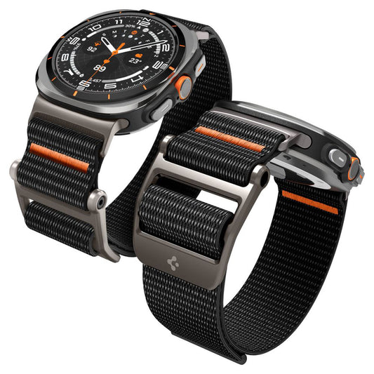 Spigen DuraPro Flex Armband für Samsung Galaxy Watch Ultra, Schwarz