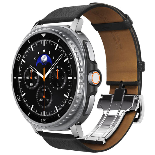 Spigen Enzo Armband für Samsung Galaxy Watch8 / Watch8 Classic Series, Schwarz