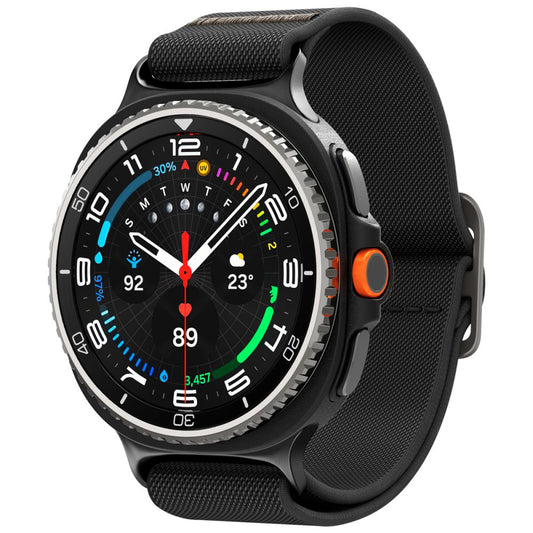 Spigen Lite Fit Armband für Samsung Galaxy Watch8 / Watch8 Classic Series, Schwarz