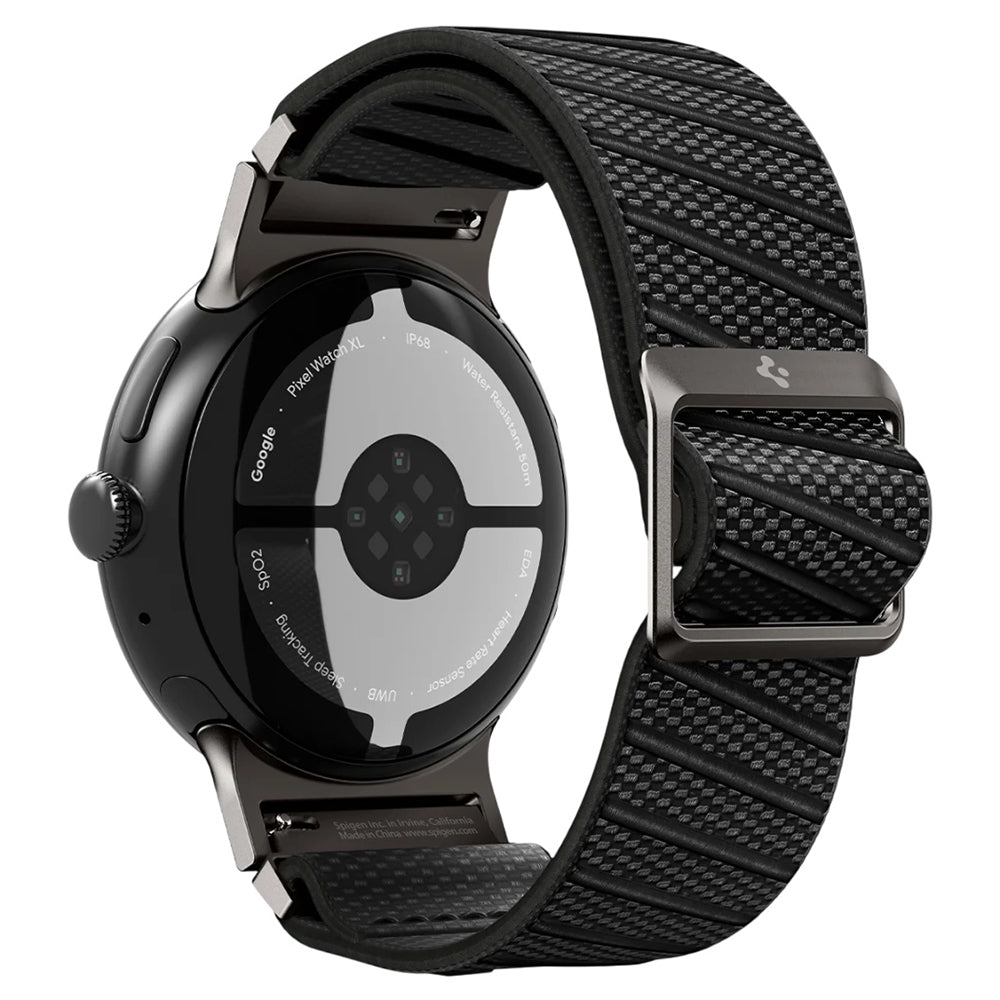 Spigen Lite Fit X Armband für Google Pixel Watch 4 41mm / Watch 3 41mm / Watch 2 / Watch, Schwarz AMP11420