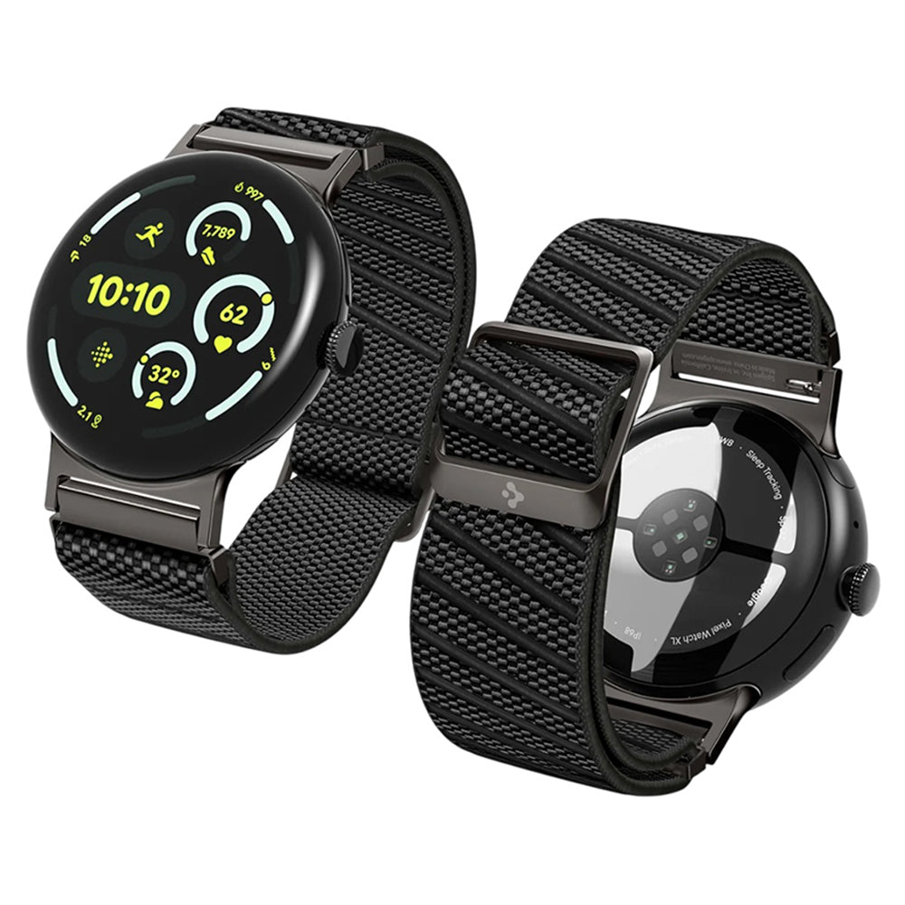 Spigen Lite Fit X Armband für Google Pixel Watch 4 41mm / Watch 3 41mm / Watch 2 / Watch, Schwarz AMP11420
