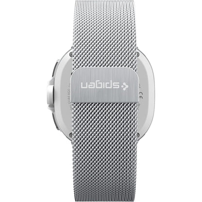 Spigen Metal Fit Armband für Samsung Galaxy Watch9 / Watch8 / Watch8 Classic Serie, Silber AMP10121