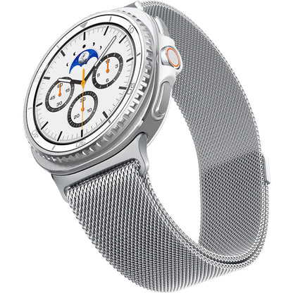 Spigen Metal Fit Armband für Samsung Galaxy Watch9 / Watch8 / Watch8 Classic Serie, Silber AMP10121
