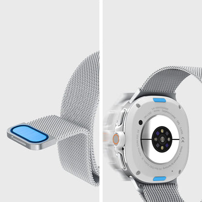 Spigen Metal Fit Armband für Samsung Galaxy Watch9 / Watch8 / Watch8 Classic Serie, Silber AMP10121