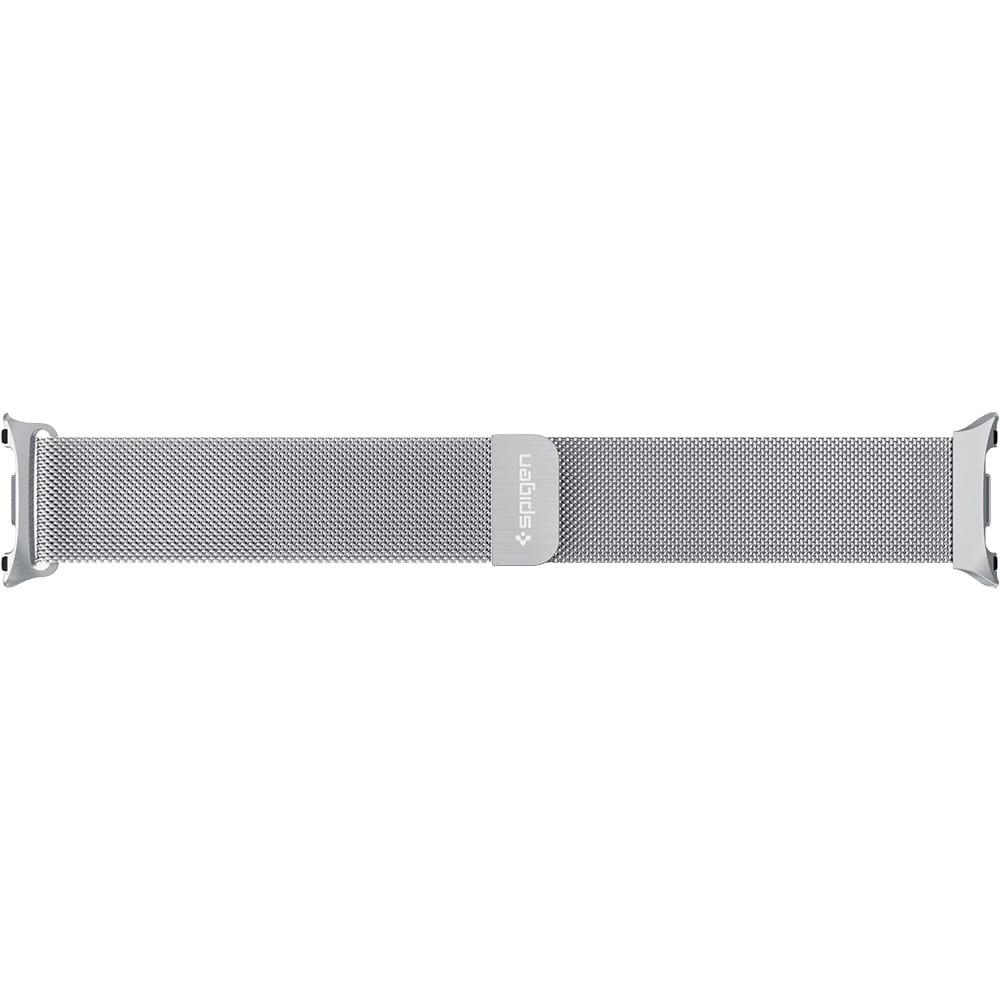 Spigen Metal Fit Armband für Samsung Galaxy Watch9 / Watch8 / Watch8 Classic Serie, Silber AMP10121