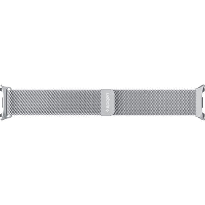 Spigen Metal Fit Armband für Samsung Galaxy Watch9 / Watch8 / Watch8 Classic Serie, Silber AMP10121