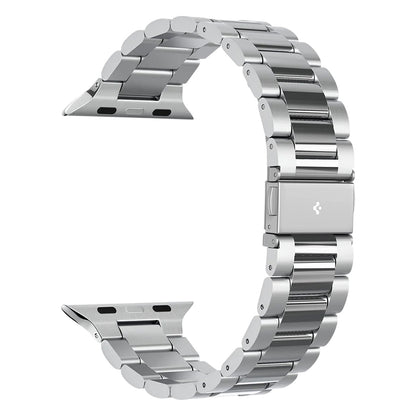 Spigen Modern Fit 316L Armband für Apple Watch 49mm / 46mm / 45mm / 44mm / 42mm Serie, Silber AMP06356