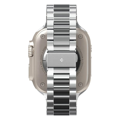 Spigen Modern Fit 316L Armband für Apple Watch 49mm / 46mm / 45mm / 44mm / 42mm Serie, Silber AMP06356