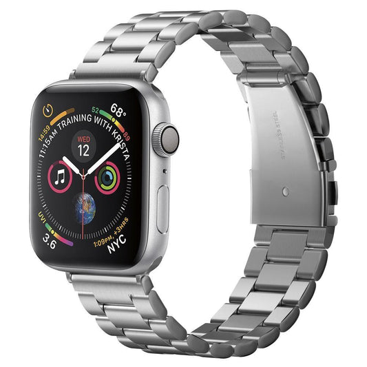 Spigen Modern Fit Armband für Apple Watch 49mm / 46mm / 45mm / 44mm / 42mm Serie, Silber