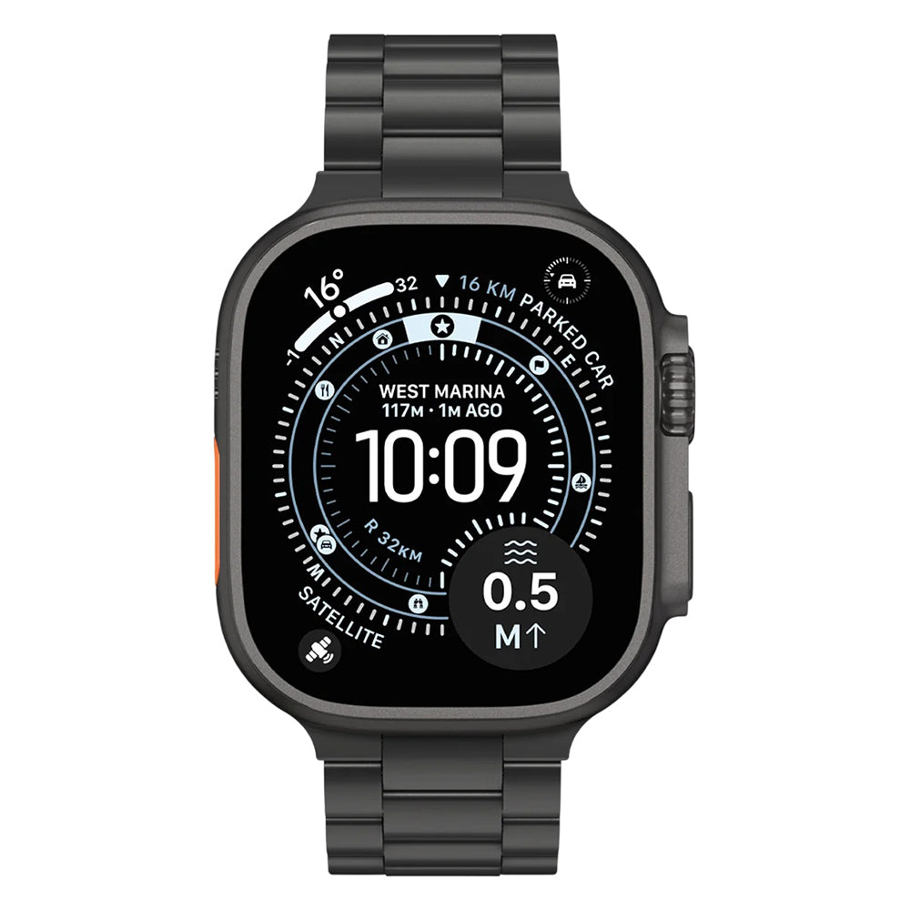 Spigen Modern Fit Armband für Apple Watch 49mm / 46mm / 45mm / 44mm / 42mm Serie, Schwarz AMP11577