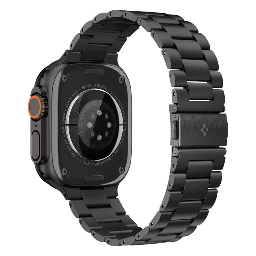 Spigen Modern Fit Armband für Apple Watch 49mm / 46mm / 45mm / 44mm / 42mm Serie, Schwarz AMP11577
