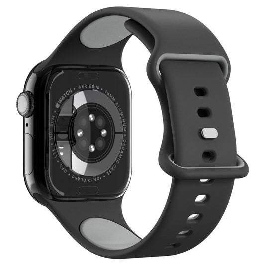 Spigen Nano Pop Armband für Apple Watch 49mm / 46mm / 45mm / 44mm / 42mm Serie, Schwarz