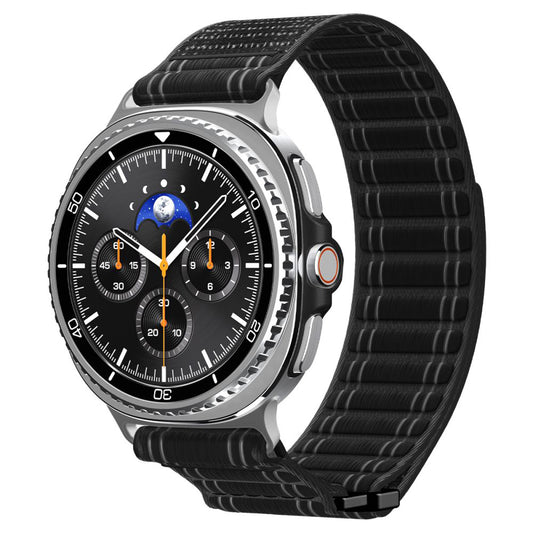 Spigen WBF0 Armband für Samsung Galaxy Watch8 / Watch8 Classic Series, Schwarz