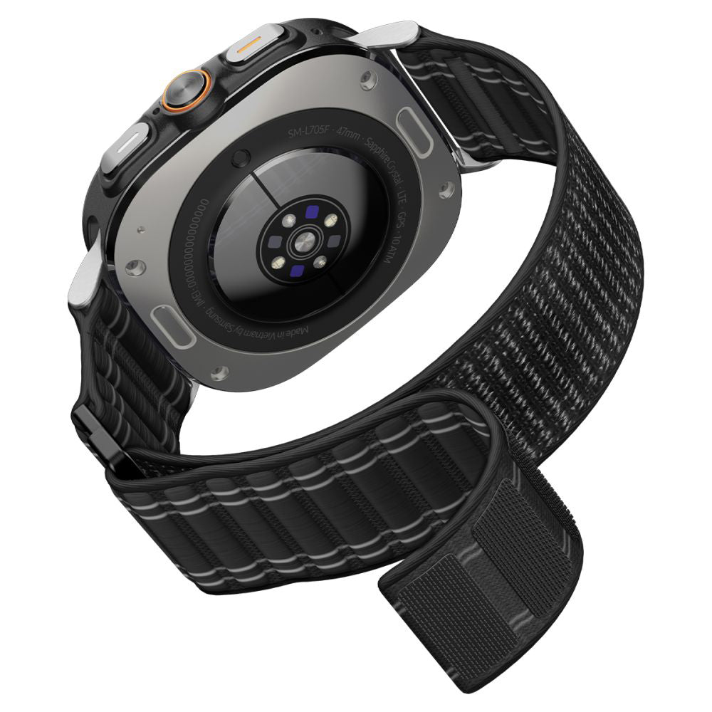 Spigen WBF0 Armband für Samsung Galaxy Watch Ultra, Schwarz AMP10146