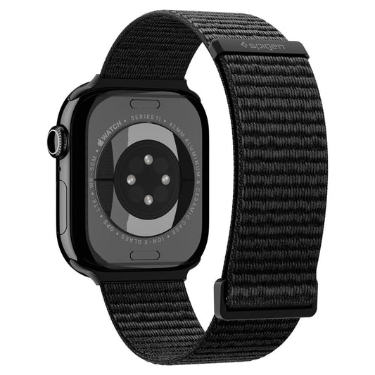 Spigen WBF01 Armband für Apple Watch 49mm / 46mm / 45mm / 44mm Serie, Schwarz AMP11833