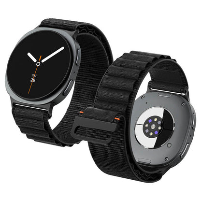 Spigen WBF1 Armband für Samsung Galaxy Watch9 / Watch8 / Watch8 Classic Series, Schwarz AMP11607