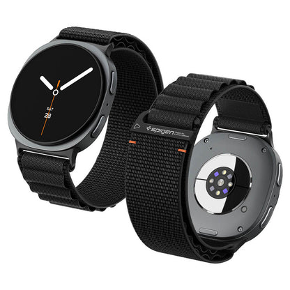 Spigen WBF1 Armband für Samsung Galaxy Watch9 / Watch8 / Watch8 Classic Series, Schwarz AMP11607