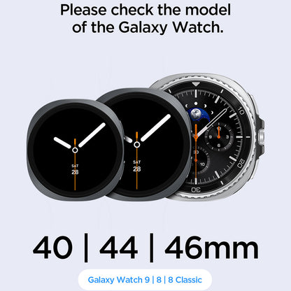 Spigen WBF1 Armband für Samsung Galaxy Watch9 / Watch8 / Watch8 Classic Series, Schwarz AMP11607