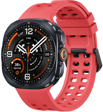 Tech-Protect Silicone Air Armband für Samsung Galaxy Watch9 / Watch8 / Watch8 Classic Series, Rot