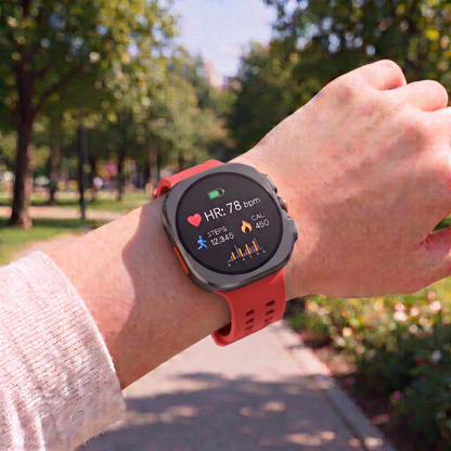 Tech-Protect Silicone Air Armband für Samsung Galaxy Watch9 / Watch8 / Watch8 Classic Series, Rot