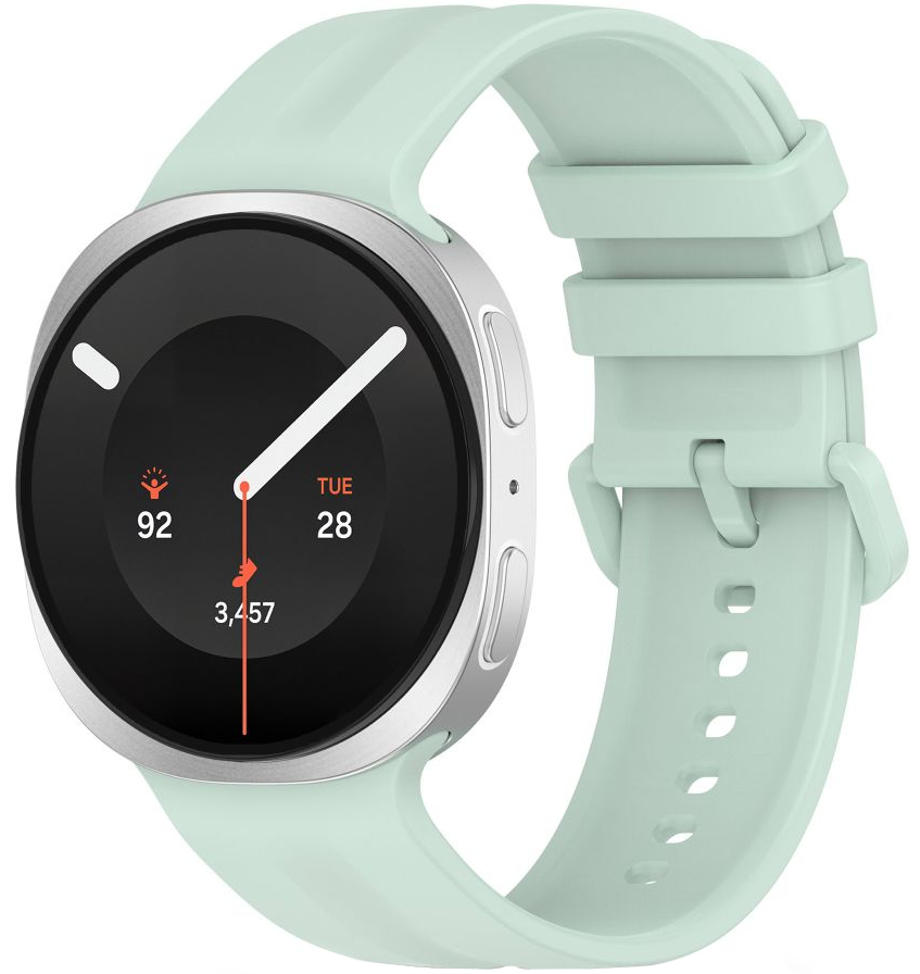 Tech-Protect Silicone Evo Strap for Samsung Galaxy Watch9 / Watch8 / Watch8 Classic Series, Mint Green