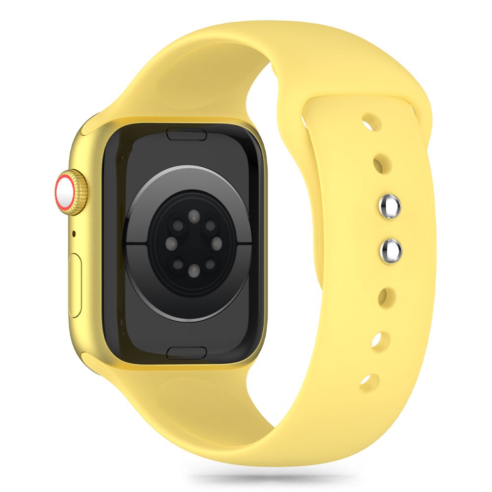 Tech-Protect Silikonarmband für Apple Watch 41 mm / 40 mm / 38 mm Serie, Gelb