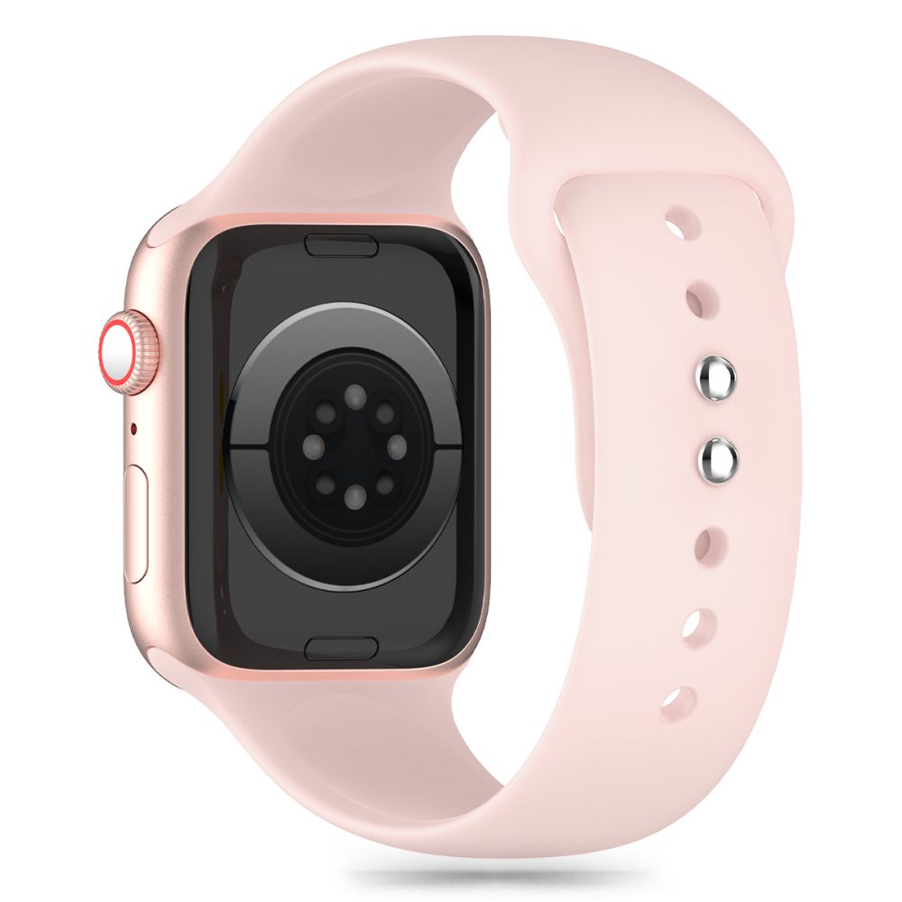 Tech-Protect Silikonarmband für Apple Watch 49 mm / 45 mm / 44 mm / 42 mm Serie, Pink