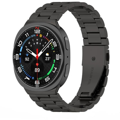 Tech-Protect Stainless Armband für Samsung Galaxy Watch8 / Watch8 Classic Series, Schwarz