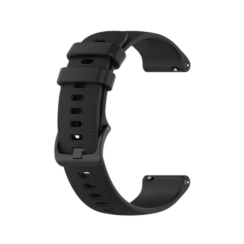 Techsuit W006 Armband für Samsung Galaxy Watch / Huawei Watch Series, 22mm, Schwarz