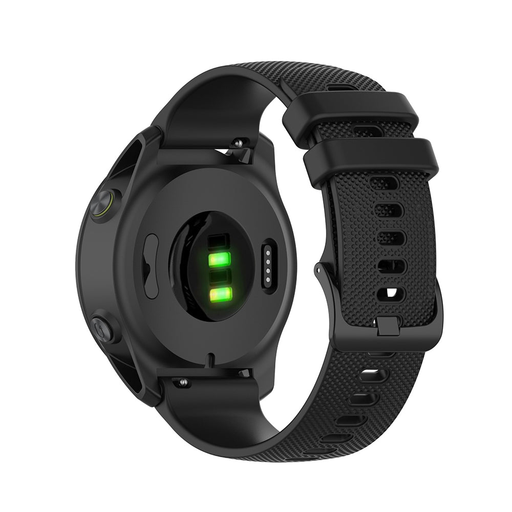 Techsuit W006 Armband für Samsung Galaxy Watch / Huawei Watch Series, 22mm, Schwarz