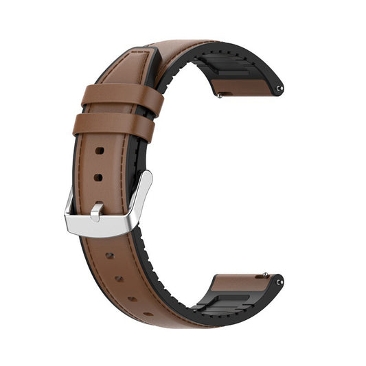 Techsuit W007 Strap for Samsung Galaxy Watch / Huawei Watch Series, 22mm, Brown