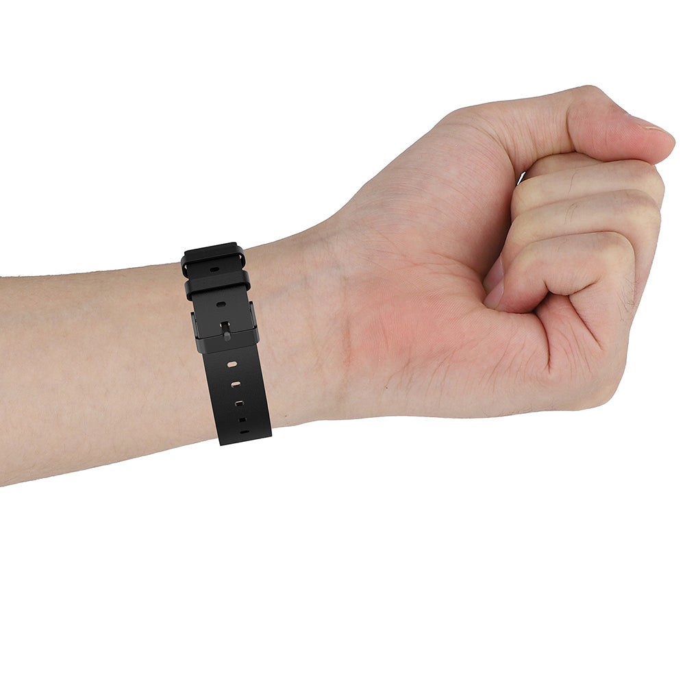 Techsuit W007PU Armband für Samsung Galaxy Watch / Huawei Watch Series, 20mm, Weiß