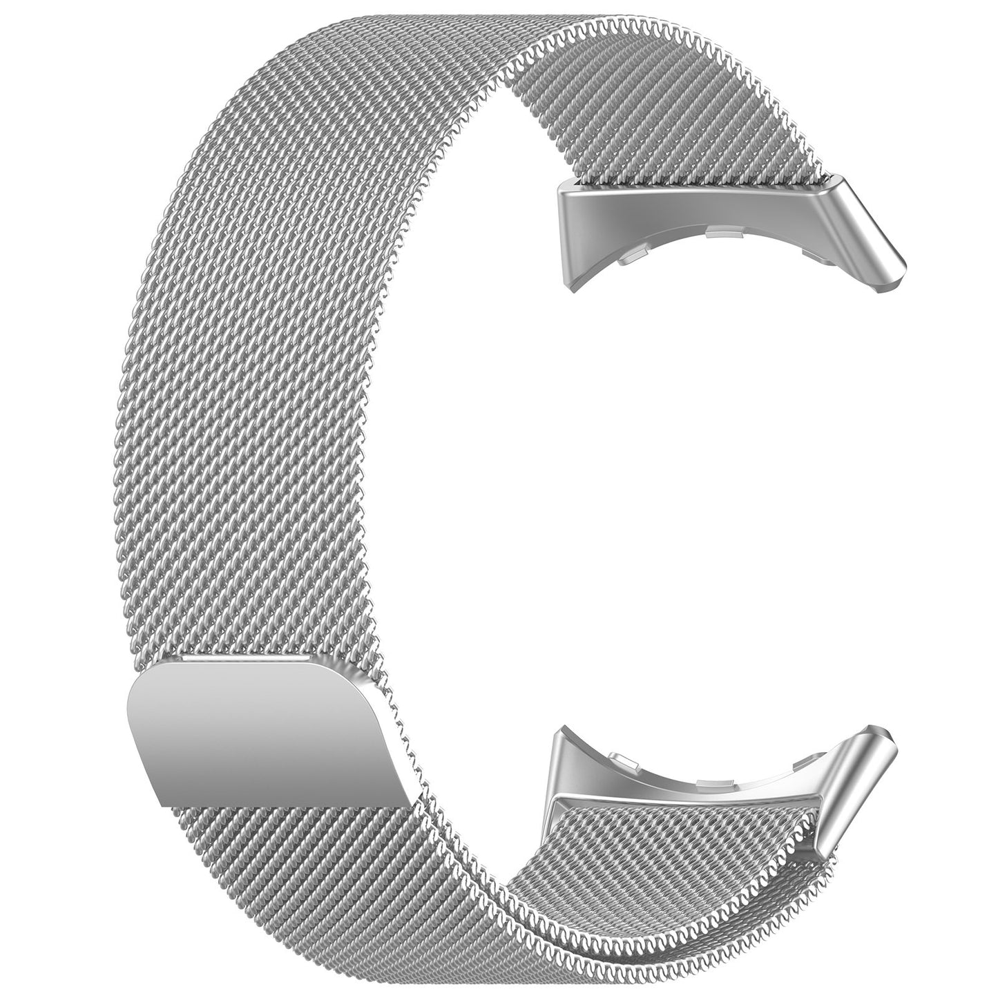 Techsuit W009 Armband für Google Pixel Watch 4 45mm, Silber