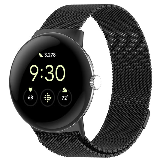 Techsuit W009 Armband für Google Pixel Watch 4 45mm, Schwarz