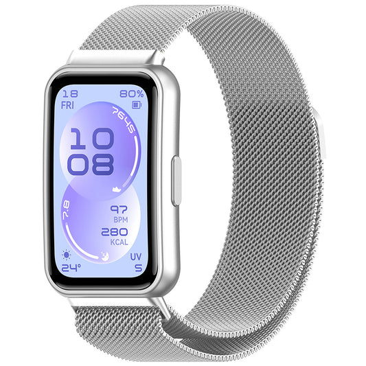 Techsuit W009 Armband für Huawei Band 11 / 11 Pro, Silber