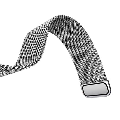Techsuit W009 Armband für Samsung Galaxy Fit3 R39M, Silber