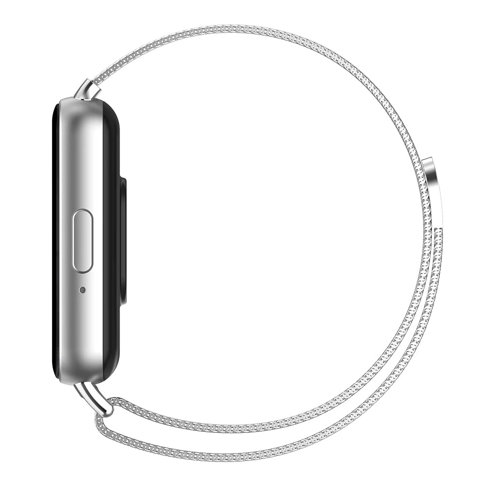 Techsuit W009 Armband für Samsung Galaxy Fit3 R39M, Silber