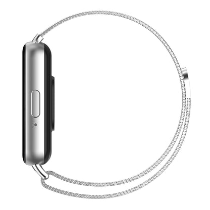 Techsuit W009 Armband für Samsung Galaxy Fit3 R39M, Silber