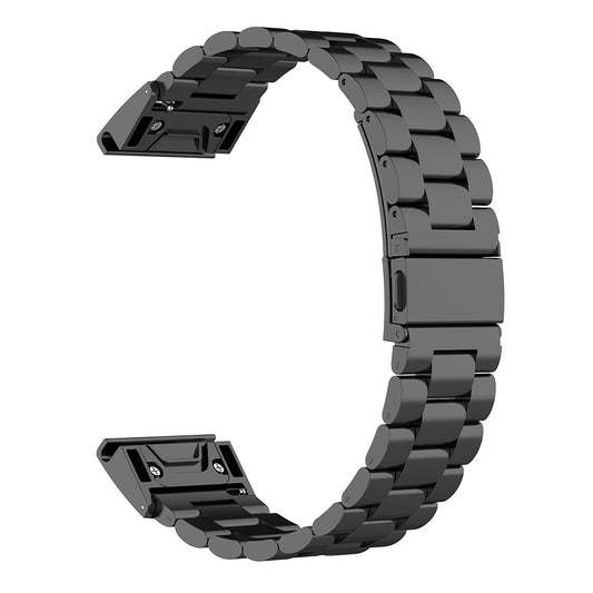 Techsuit W010 Armband für Garmin Watch Fenix Serie, 26mm, Schwarz