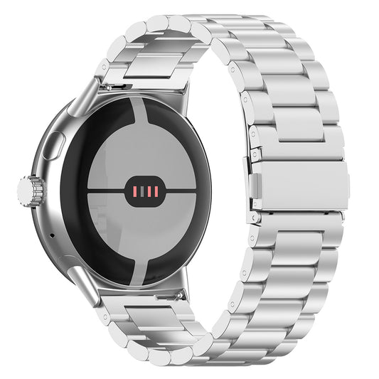 Techsuit W010 Armband für Google Pixel Watch 4 45mm, Silber