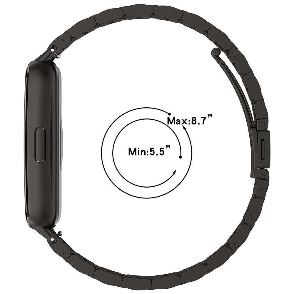 Techsuit W010 Armband für Huawei Band 11 / 11 Pro, Schwarz