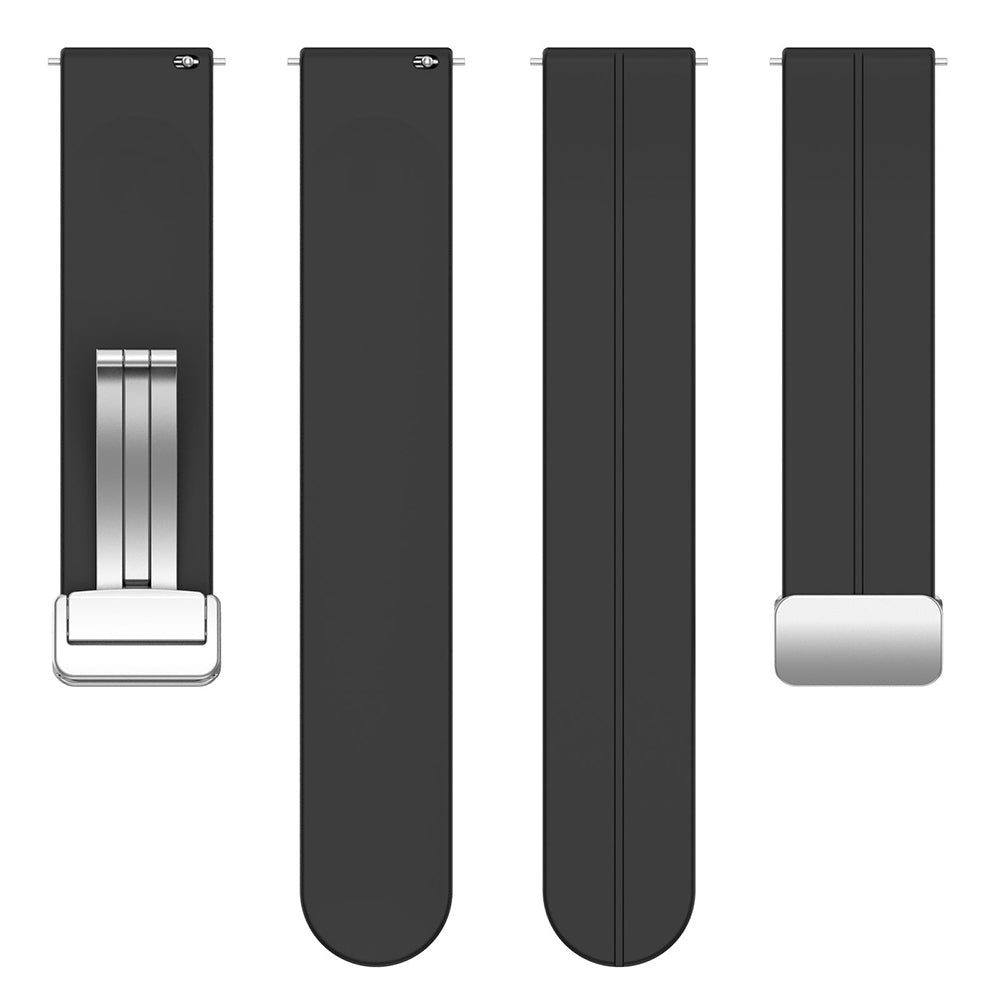 Techsuit W011 Armband für Huawei Watch / Xiaomi Watch Series, 22mm, Schwarz